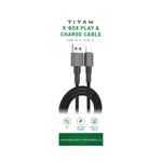 Titan Xbox USB A-C 2M Charge Cable - Black