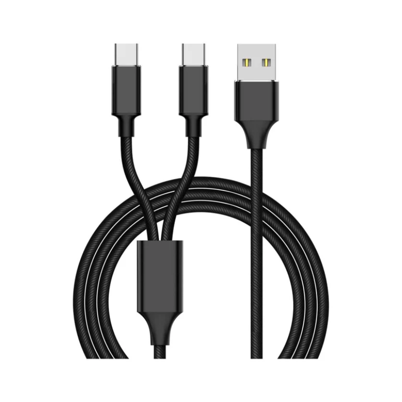Titan Xbox USB A-C 2M Dual Charge Cable