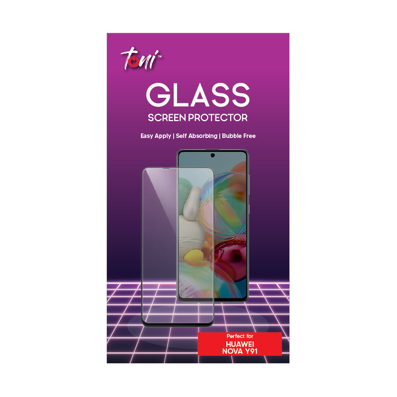 Toni Glass Huawei Nova Y91 Screen Protector - Clear