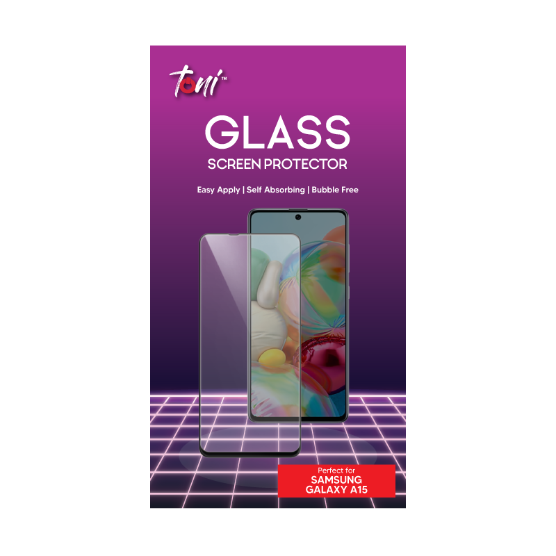Toni Glass Samsung Galaxy A15 Screen Protector - Clear
