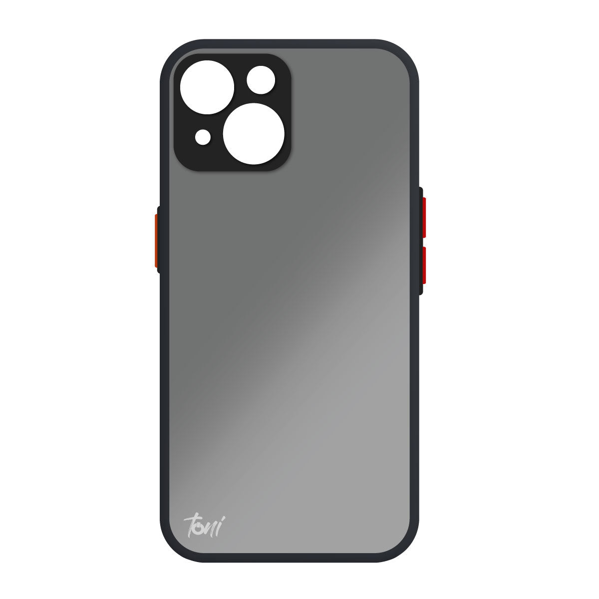 Toni Hybrid Merge Case Apple iPhone 14 Plus - Smokey Black - Black