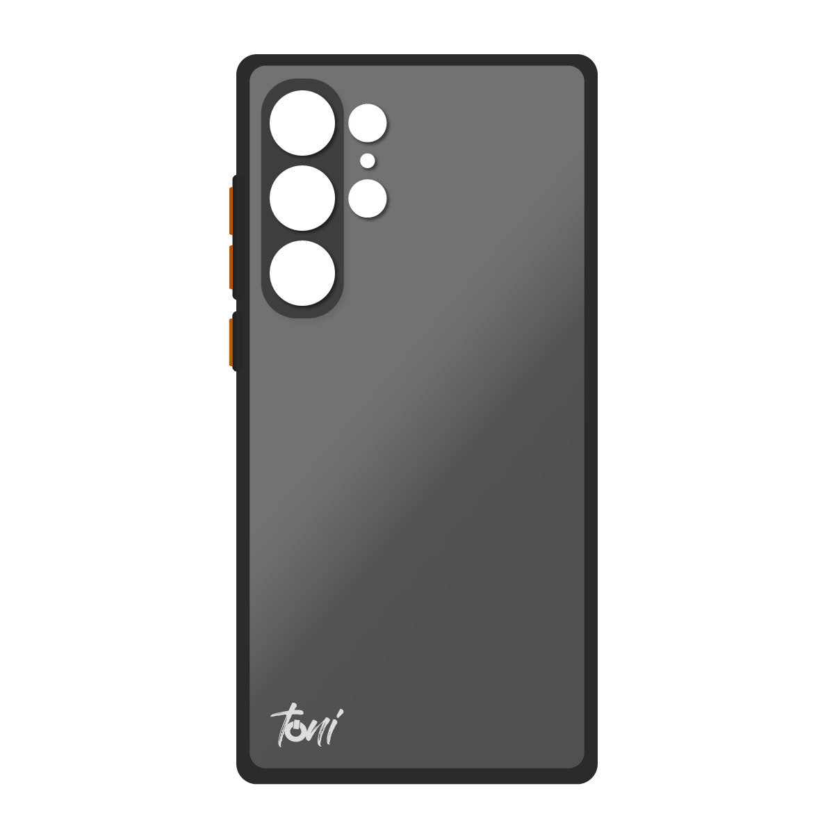 Toni Hybrid Merge Case Samsung S23 Ultra - Smokey Black - Black