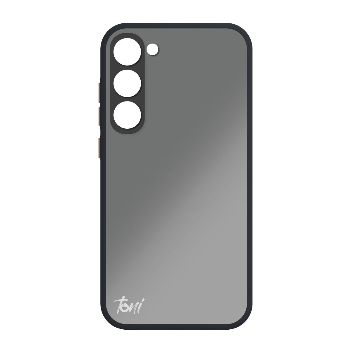 Toni Hybrid Merge Case Samsung S23 Plus - Smokey Black - Black