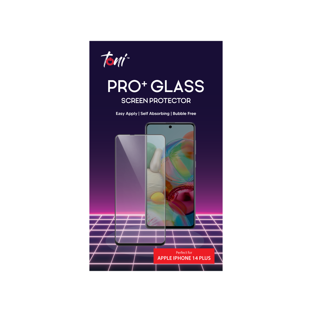 Toni Pro+ Glass Apple iPhone 14 Plus Screen Protector - Clear