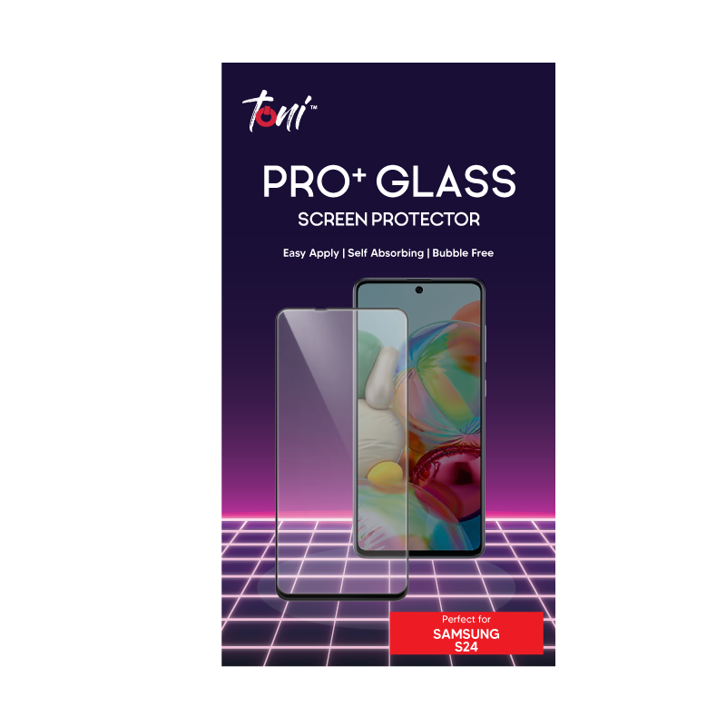 Toni Pro+ Glass Samsung Galaxy S24 Screen Protector - Clear