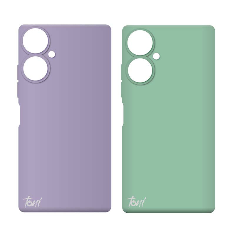 Toni Twin Silicone Case Huawei Nova 11i - Violet / Turquoise - Turquoise/Purple