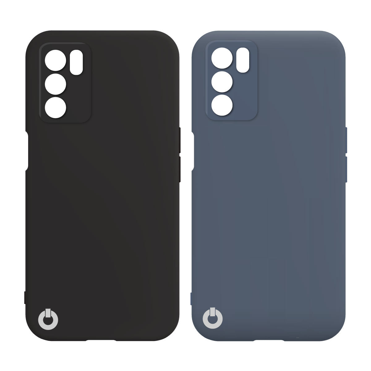 Toni Twin Silicone Case Oppo A54s/ A16s/ A16 4G - Black/Blue