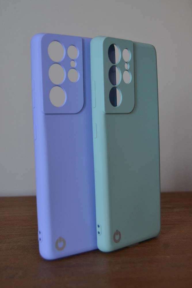 Toni Twin Silicone Case Samsung Galaxy S21 Plus 5G - Violet/Turquoise