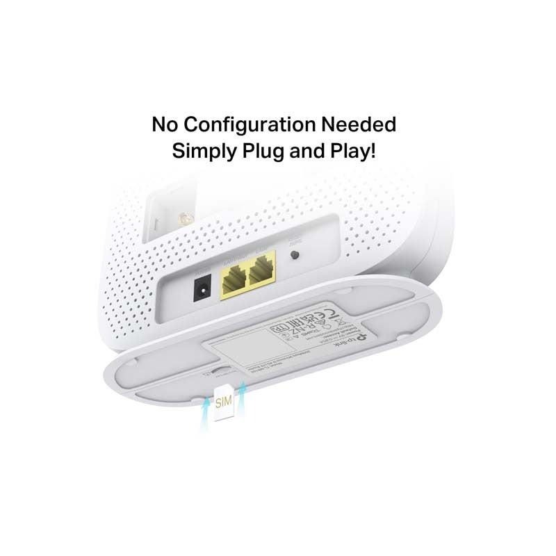 TP-Link 300 Mbps Wireless N 4G LTE Router - White - White