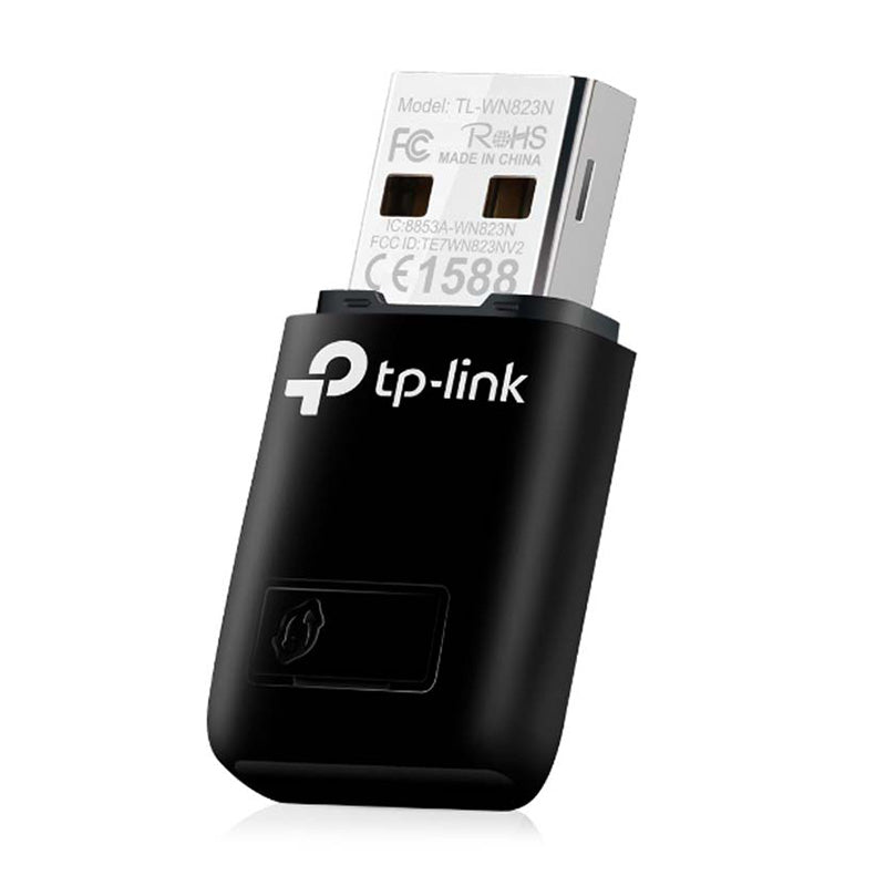 TP-Link 300Mbps Wi-Fi USB Adapter - Black - Black