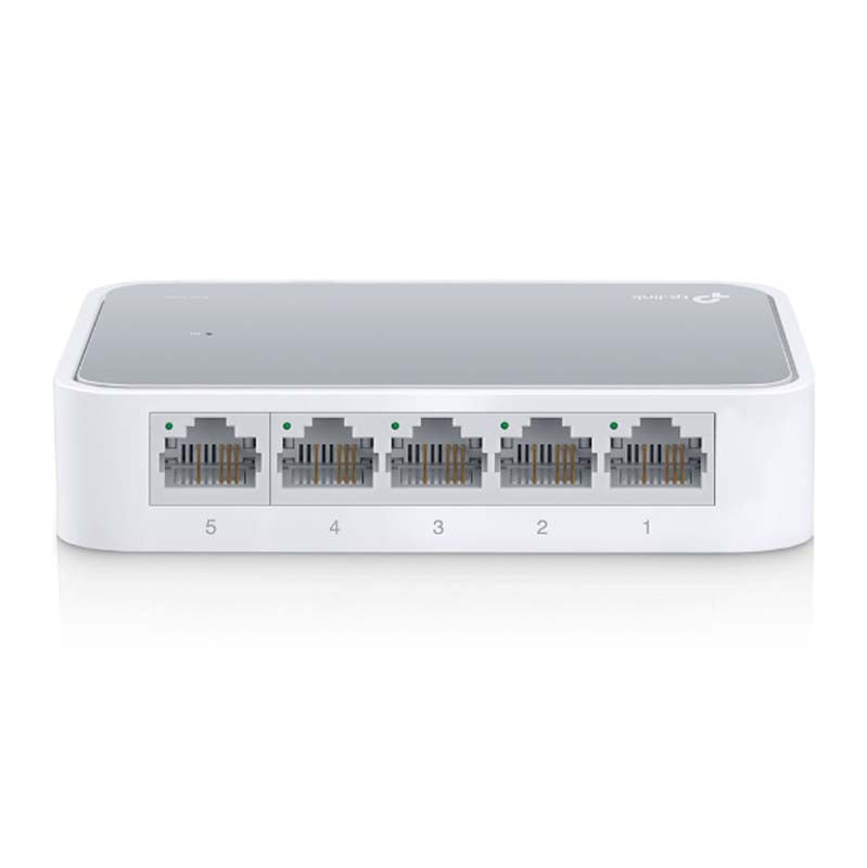 TP-Link 5 Port 10/100 Mbps Desktop Switch - White - White