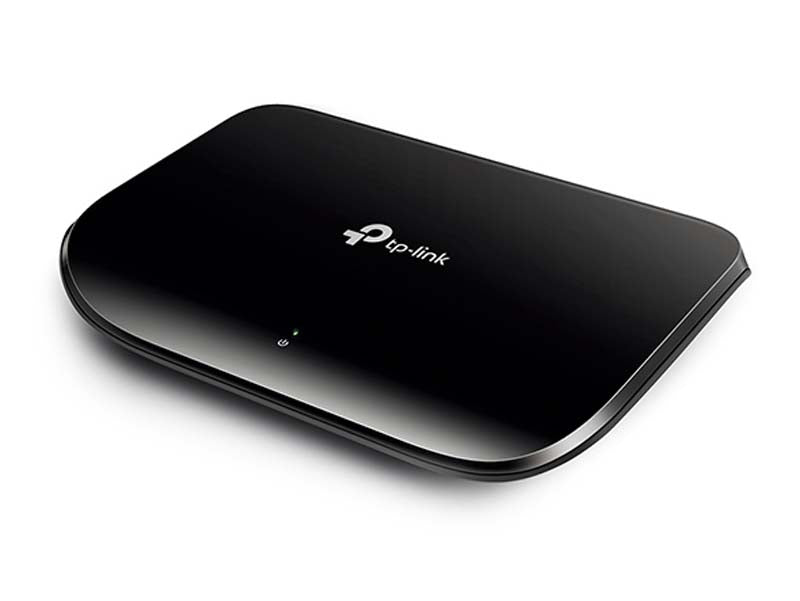 TP-Link 5 Port Gigabit Desktop Switch - Black - Black