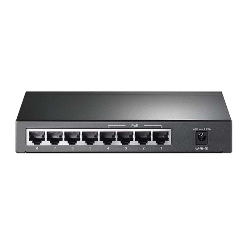 TP-Link 8 Port Gigabit Desktop PoE Switch - Grey - Grey