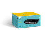 TP-Link 8 Port Gigabit Desktop Switch - Black - Black