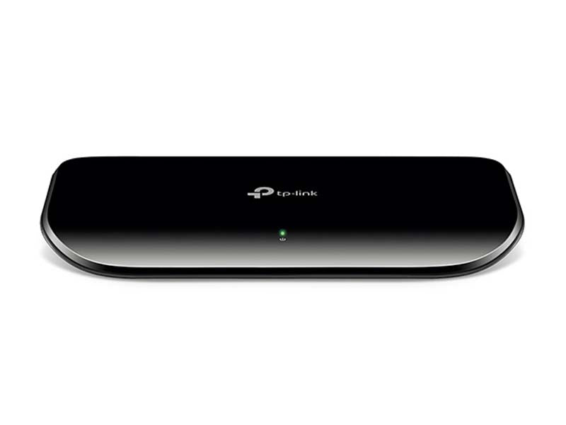 TP-Link 8 Port Gigabit Desktop Switch - Black - Black