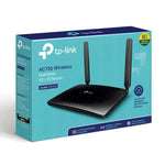 TP-Link Archer MR200 AC750 Wireless Dual Band 4G LTE Router - Black - Black