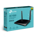TP-Link Archer MR400 AC1200 Wireless Dual Band 4G LTE Router - Black - Black
