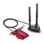 TP-Link Archer TX3000E AX3000 Wi-Fi 6 Bluetooth 5.0 PCI Express Adapter - Black - Black