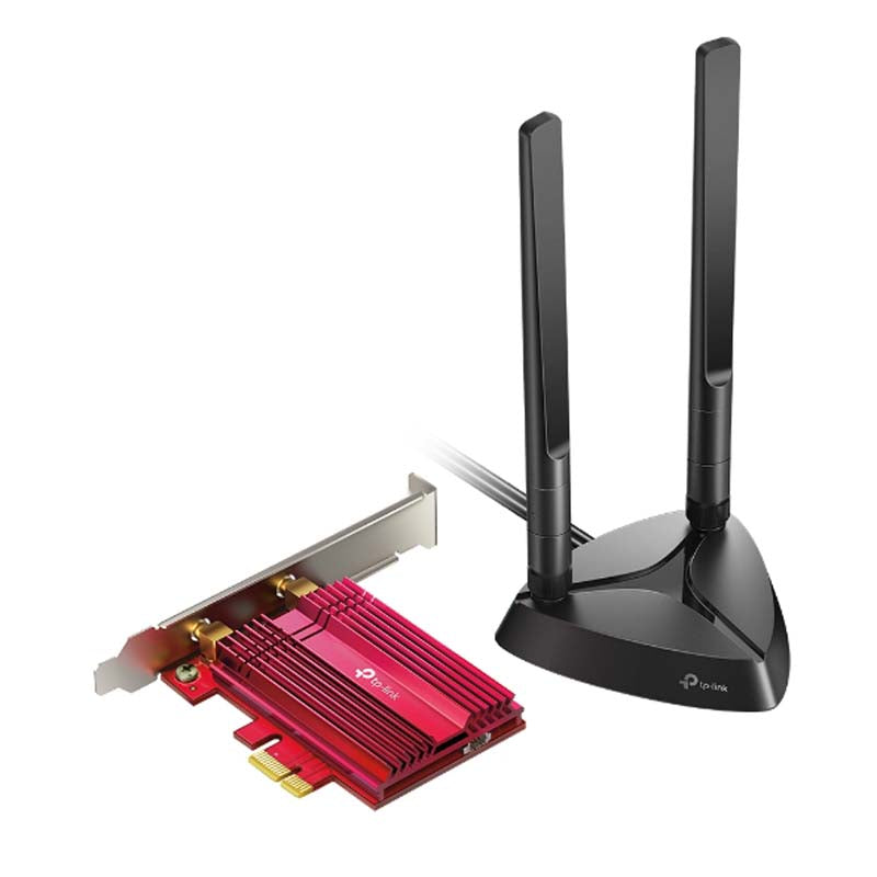 TP-Link Archer TX3000E AX3000 Wi-Fi 6 Bluetooth 5.0 PCI Express Adapter - Black - Black