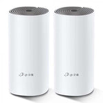 TP-Link Deco E4 AC1200 Whole-Home Mesh Wi-Fi System 2-pack - White - White