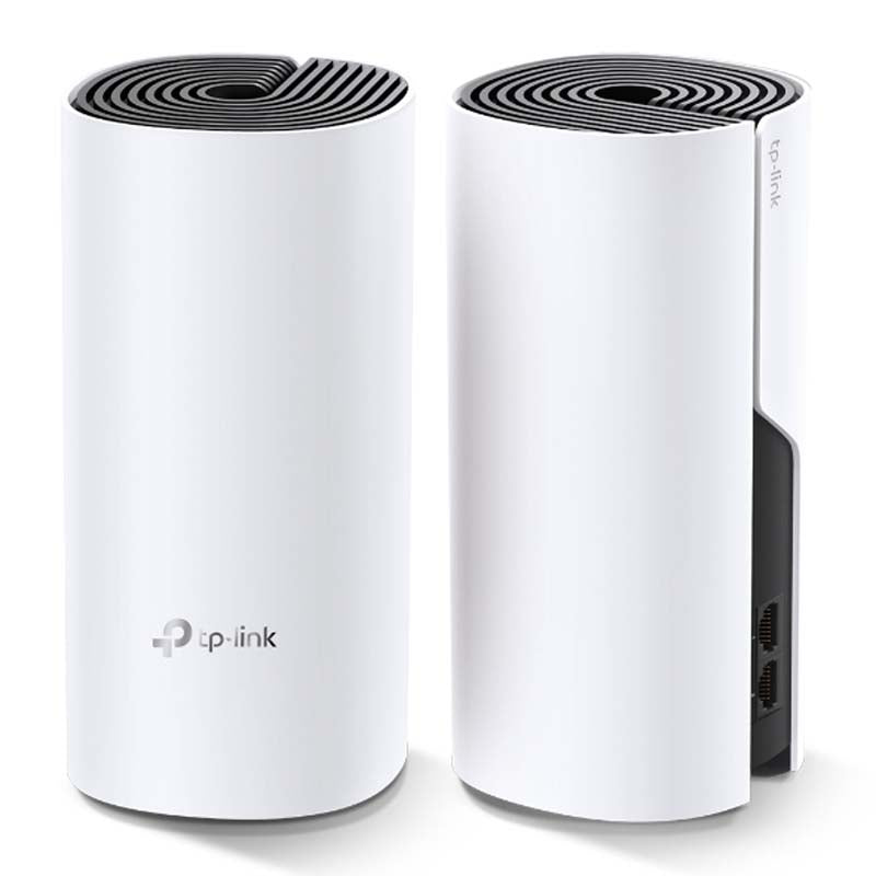 TP-Link Deco M4 AC1200 Whole-Home Mesh Wi-Fi System 2-pack - White - White
