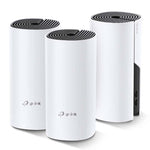 TP-Link Deco M4 AC1200 Whole-Home Mesh Wi-Fi System 3-pack - White - White