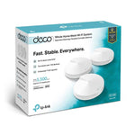 TP-Link Deco M5 AC1300 Whole-Home Mesh Wi-Fi System 3-pack - White - White