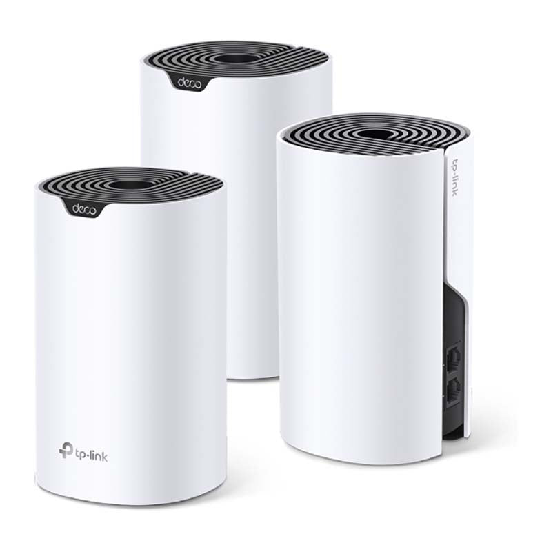 TP-Link Deco S4 AC1200 Whole-Home Mesh Wi-Fi System 3-pack - White - White