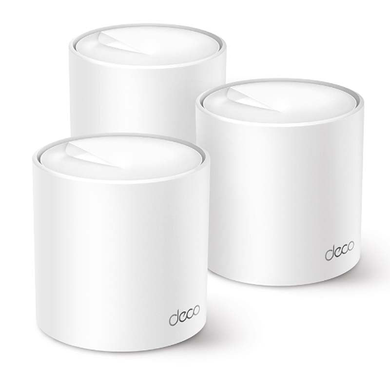 TP-Link Deco X50 AX3000 Whole-Home Mesh Wi-Fi 6 System 3-pack - Whtie - White