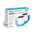 TP-Link Deco X55 2 Pack AX3000 Whole Home Mesh WIFI 6 System - White
