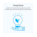 TP-Link L520E Smart Wi-Fi Light Bulb Daylight and Dimmable - White