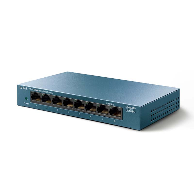 TP-Link LiteWave 8 Port Gigabit Desktop Switch - Grey - Grey