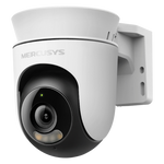 TP-Link Mercusys Outdoor Pan/Tilt Security Wi-Fi Camera - White - White