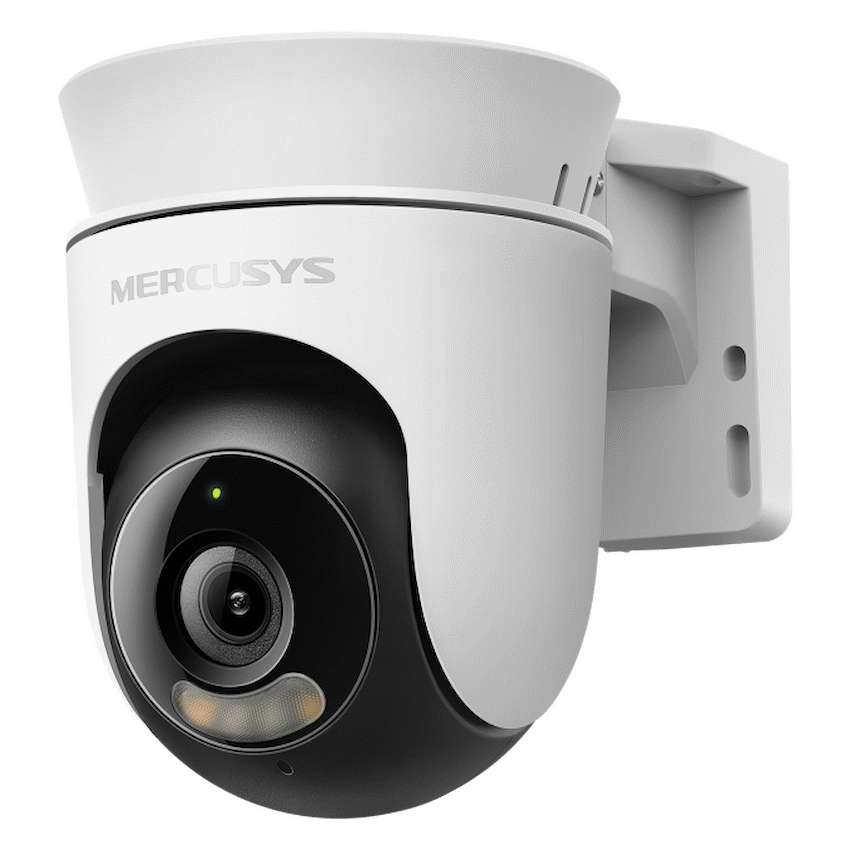 TP-Link Mercusys Outdoor Pan/Tilt Security Wi-Fi Camera - White - White