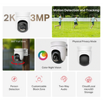 TP-Link Mercusys Outdoor Pan/Tilt Security Wi-Fi Camera - White - White