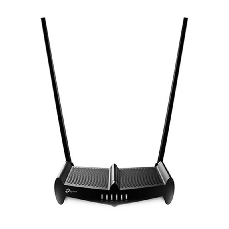 TP-Link N300 High Power Wi-Fi Router - Black - Black