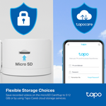 TP-Link Tapo C125 4MP 2K QHD Ai Home Security WiFi Camera - White - White