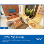 TP-Link Tapo C125 4MP 2K QHD Ai Home Security WiFi Camera - White - White