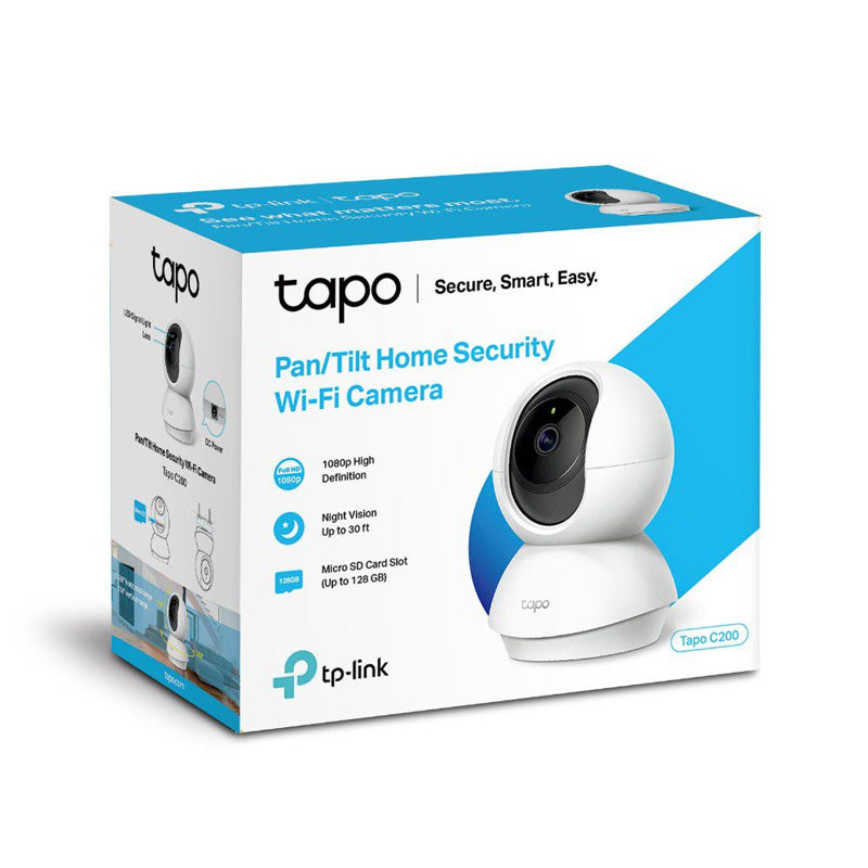TP-Link Tapo C200 Pan/ Tilt Home Security Wi-Fi Camera - White