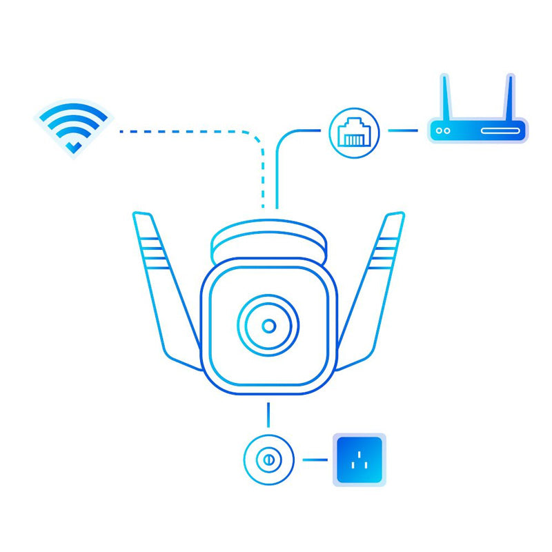 TP-Link Tapo C310 Outdoor Security Wi-Fi Camera - White