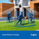 TP-Link Tapo C520WS 4MP 2K QHD Outdoor Pan/Tilt Security Wi-Fi Camera - White - Smart Home