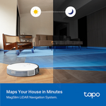 TP-Link Tapo RV20 Robot LIDAR Vacuum - White - White