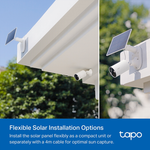 TP-Link Tapo Solar-Powered Security Camera Kit - White