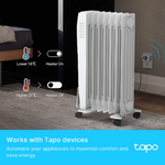 TP-Link Tapo T315 Smart 868mhz Temperature & Humidity Monitor - White - White