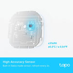 TP-Link Tapo T315 Smart 868mhz Temperature & Humidity Monitor - White - White
