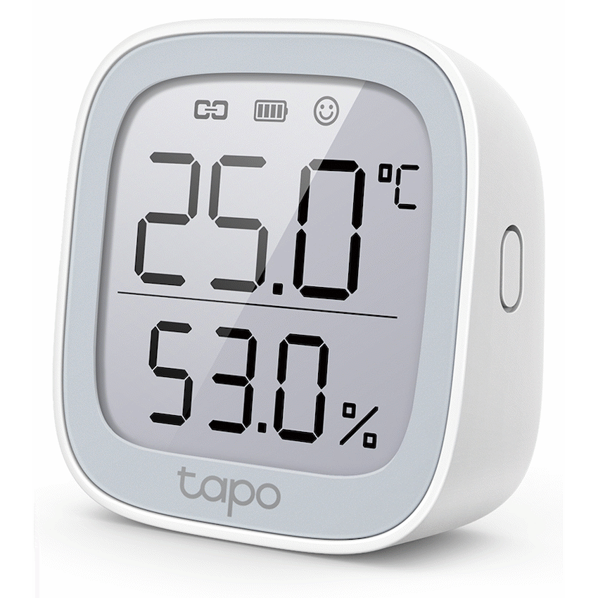 TP-Link Tapo T315 Smart 868mhz Temperature & Humidity Monitor - White - White