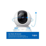TP-Link Tapo TC70 1080P Pan / Tilt Home Security Wi-Fi Camera - White