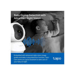 TP-Link Tapo TC70 1080P Pan / Tilt Home Security Wi-Fi Camera - White