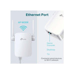 TP-Link TL-WA855RE 300Mbps Wi-Fi Range Extender - White - White