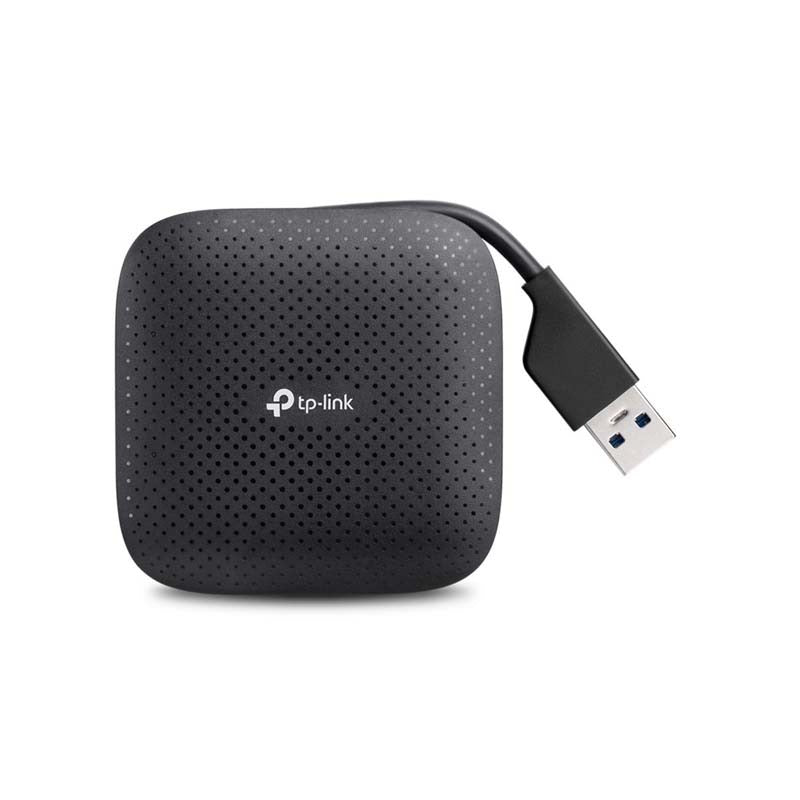 TP-Link UH400 USB 3.0 4-Port Portable Hub - Black - Black